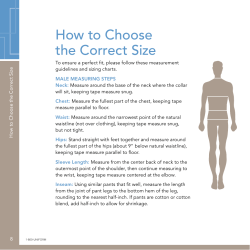 How to Choose the Correct Size