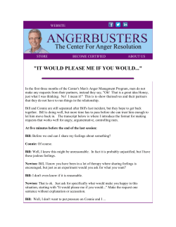 it would please me if you would