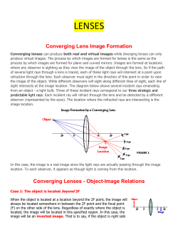 Converging Lenses