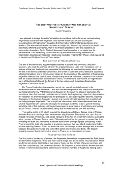 www2.open.ac.uk/ClassicalStudies/GreekPlays 39 David Fitzpatrick