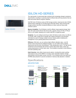 Isilon HD-Series