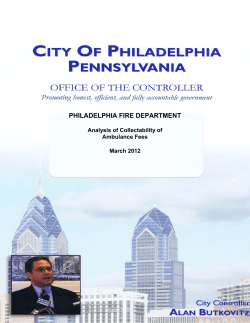 PHILADELPHIA FIRE DEPARTMENT