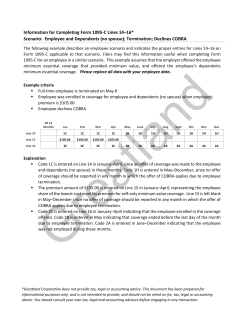Employee and Dependents (no spouse)