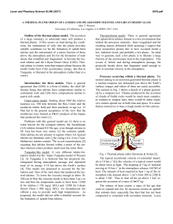 A Thermal-Plume Origin of Layered and Splash