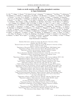Limits on sterile neutrino mixing using atmospheric neutrinos in