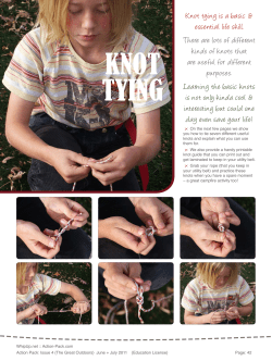 KNOT TYING