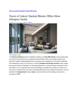 Tower of Askew Stacked Blocks Offers More Glimpses Inside