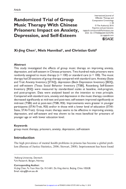 Randomized Trial of Group Music Therapy With