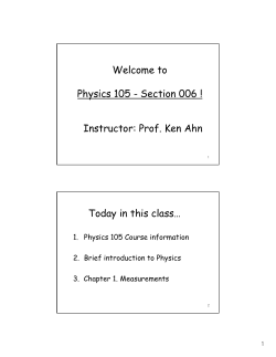 Lecture 1 - Information Services and Technology