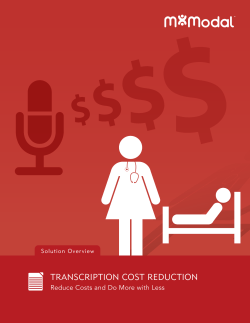 transcription cost reduction