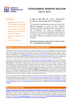 March 2016 Bulletin, with A day in the life of Focus Development