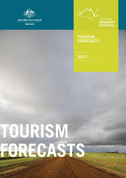 1. the economy - Tourism Research Australia