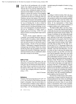 Hell, Dante Encyclopedia