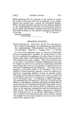 1903.] 555 While beginning with the elements of the calculus, it