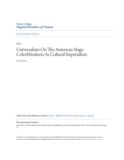 Universalism On The American Stage