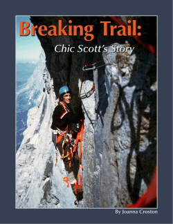 Chic Scott`s Story - Alpine Club of Canada