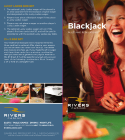 Blackjack - Rivers Casino