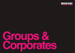 Corporate Events packages