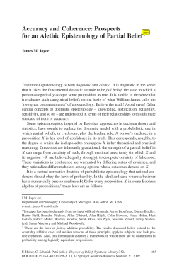 Accuracy and Coherence - UM Personal World Wide Web Server