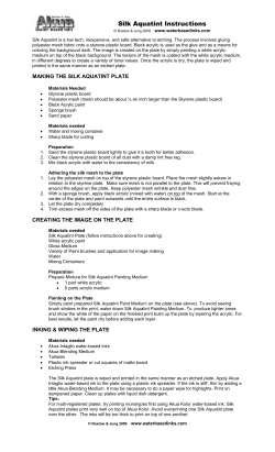 Silk Aquatint Instructions