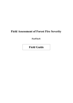 Fire Severity Field Guide