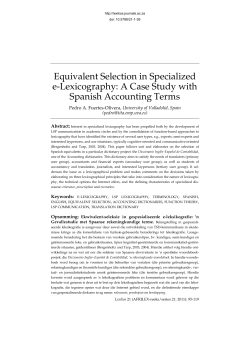 Equivalent Selection in Specialized e