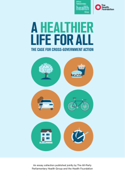 A healthier life for all