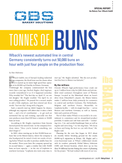 Publication - Global Bakery Solutions