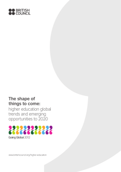 Higher education global trends and emerging