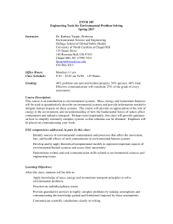 Syllabus - UNC Gillings School of Global Public Health