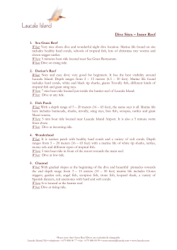 Dive Sites - The Private Travel Company