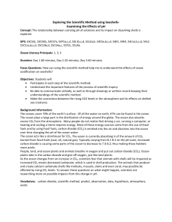 Exploring the Scientific Method using Seashells