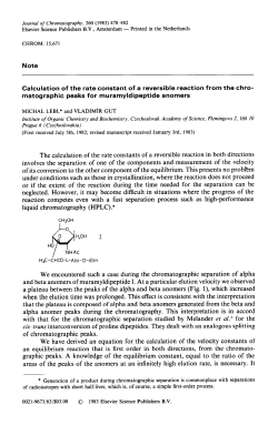 The calculation of the rate constants of a reversible reaction in both