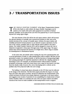 3 / transportation issues - Lunar and Planetary Institute