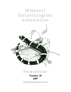 23 County Records - PDF - Amphibians and Reptiles of Louisiana
