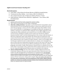 Reading Requirements