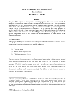 Article - University of Calgary