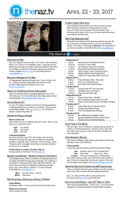 april 22 &ndash; 23, 2017
