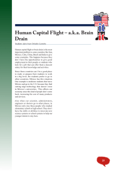 Human Capital Flight &ndash; a.k.a. Brain Drain