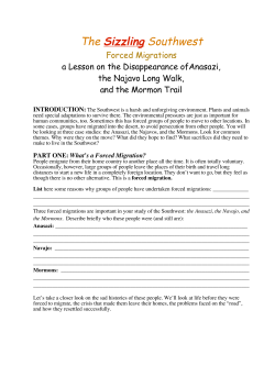 Activity Worksheet - Geography of New York State