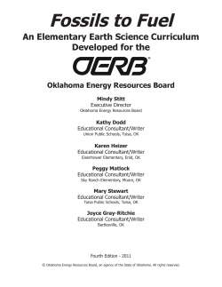 Fossils to Fuel - OERB | Homeroom