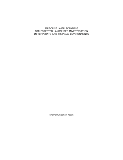 Airborne Laser Scanning for Forested Landslides Investigation