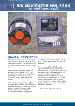 RDI NAVIGATOR WN-1200