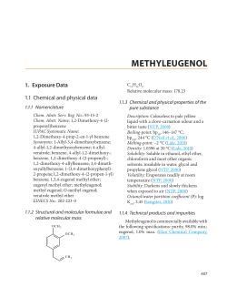 methyleugenol - IARC Monographs on the Evaluation of