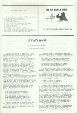 A Poet`s World