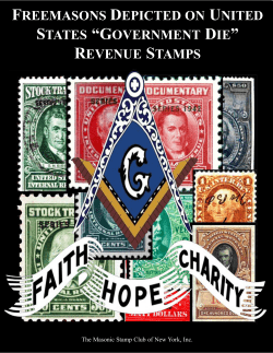 stamo display - Masonic Stamp Club of New York