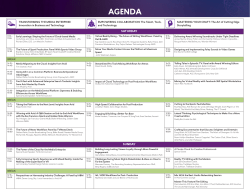 agenda - Avid Connect