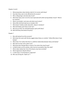 2. How does Daisy seem to be affected by this