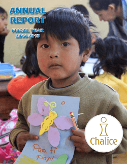Chalice Annual Report 2014