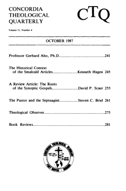 The Historical Context of the Smalcald Articles